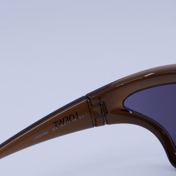Loewe LW40143U 47A Sunglasses - Shiny Transparent Brown Frame main image 7